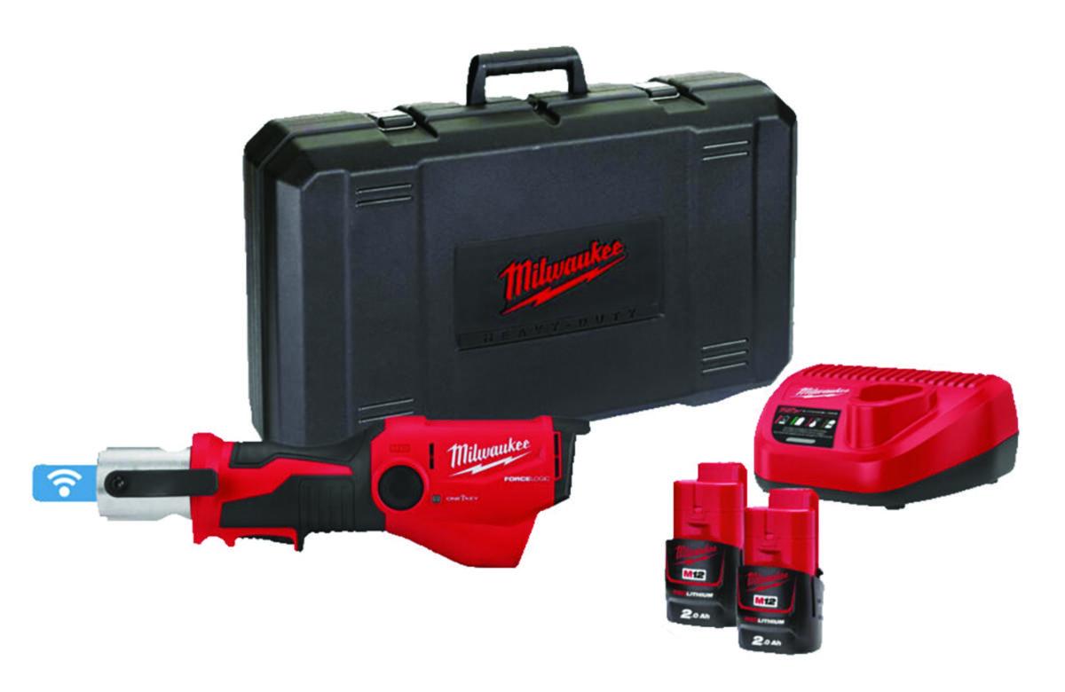 Pressverktøy Milwaukee M12 ONEHPT-202C - Pressverktøy M12 ONEHPT-202C Milwaukee 12V 2x2.0Ah