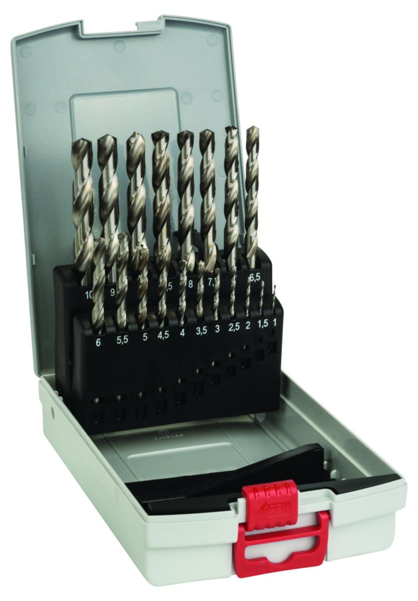 Metallborrsett Bosch HSS-G A19 - Metallborsett HSS-G A19 Bosch 1-10mm 19pk