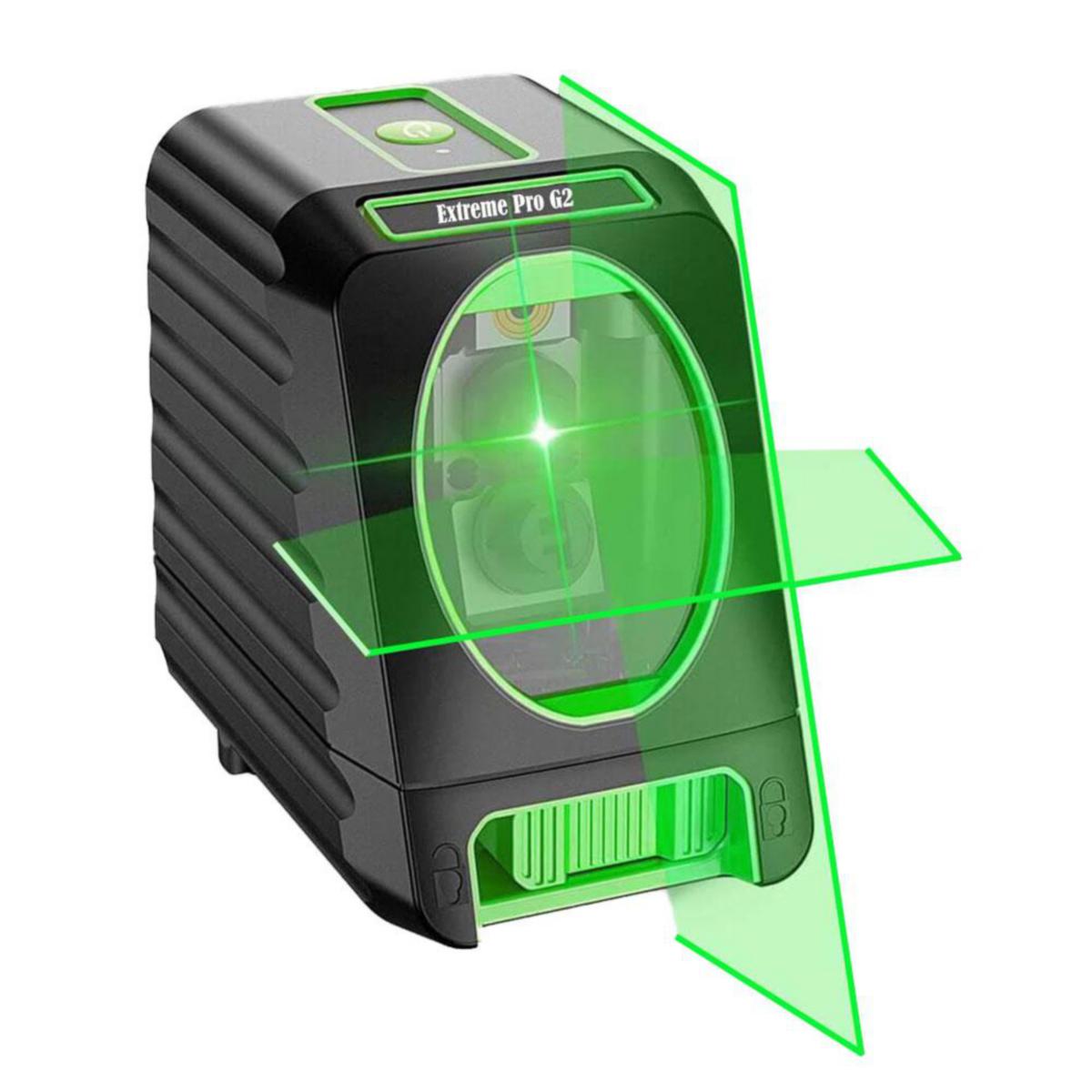 Krysslaser Extreme Pro G2 GIS Grønn - Krysslaser Extreme Pro G2 GIS Grønn
