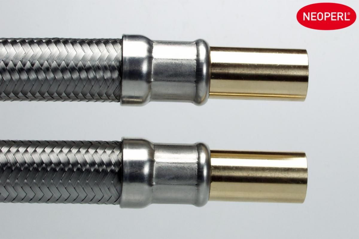 Tilkoblingsslange Neoflex EPDM, rett/rett kobling med flatt ende, a-collection - 22x22 L-600mm Trykkslange EPDM rett glattende RSK8189944