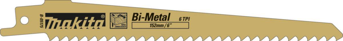 Bajonettsagblad Makita BIM - Bajonettsagblad BiM Makita 152x1.25mm 6T
