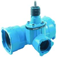 Combi T-rør E2, venstre Baio PN16 (Hawle 437)