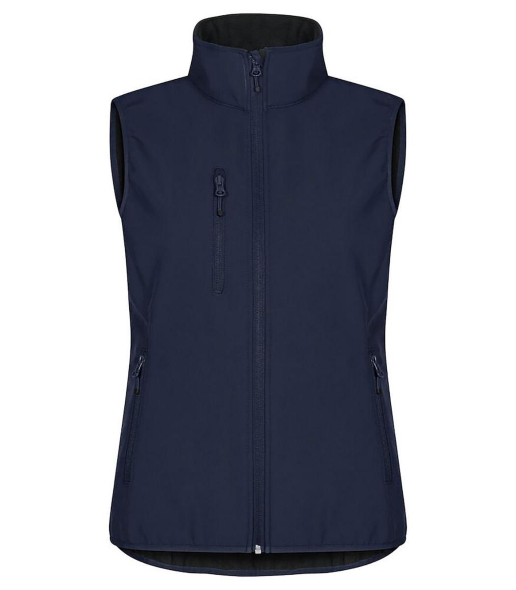 Softshellvest dame Clique™ Classic - Softshellvest dame Clique Classic mørk marine str XL