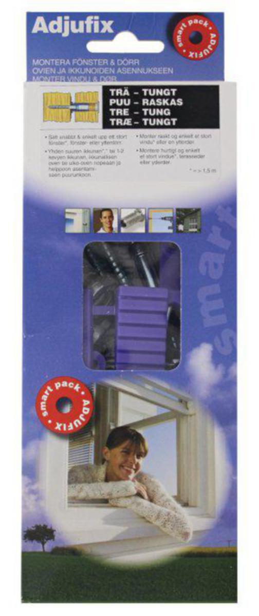 Karmfeste Adjufix Smart-Pack - Smart Pack Tre Tungt Adjufix hylser skruer karmpropper 8stk