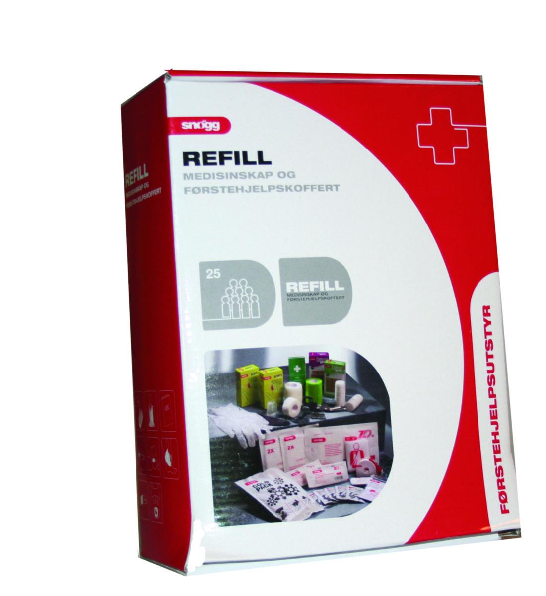Refill komplett Snøgg® medisinskap og koffert - Refill Medisinskap og koffert Snøgg 24505 komplett