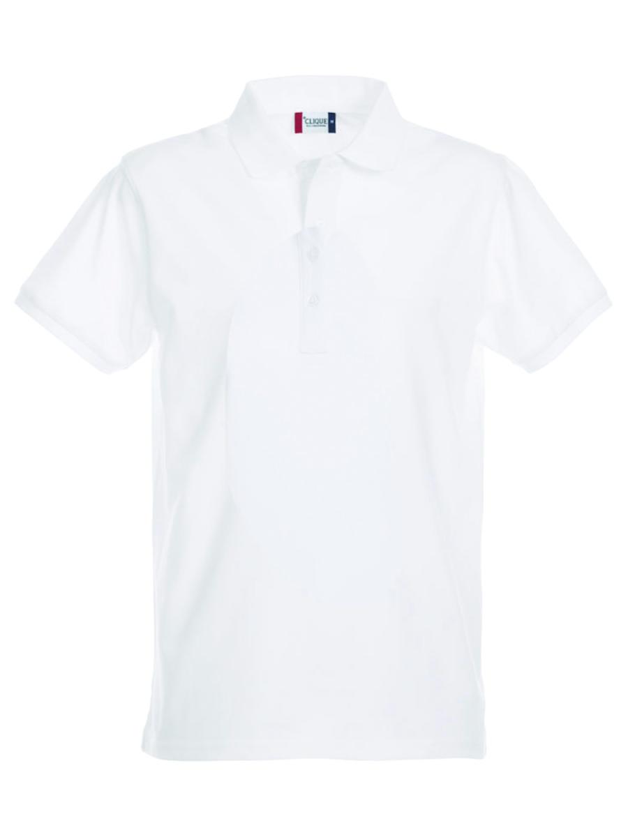 Piqueskjorte Clique™ Stretch Premium Polo 028240 - Piqueskjorte Clique Premium Hvit str L
