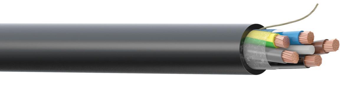 TXXP Flex90 Nexans 1kV sort - TXXP FLEX90 1KV 5G6 SVART TXXP FLEX90 1KV 5G6 SVART