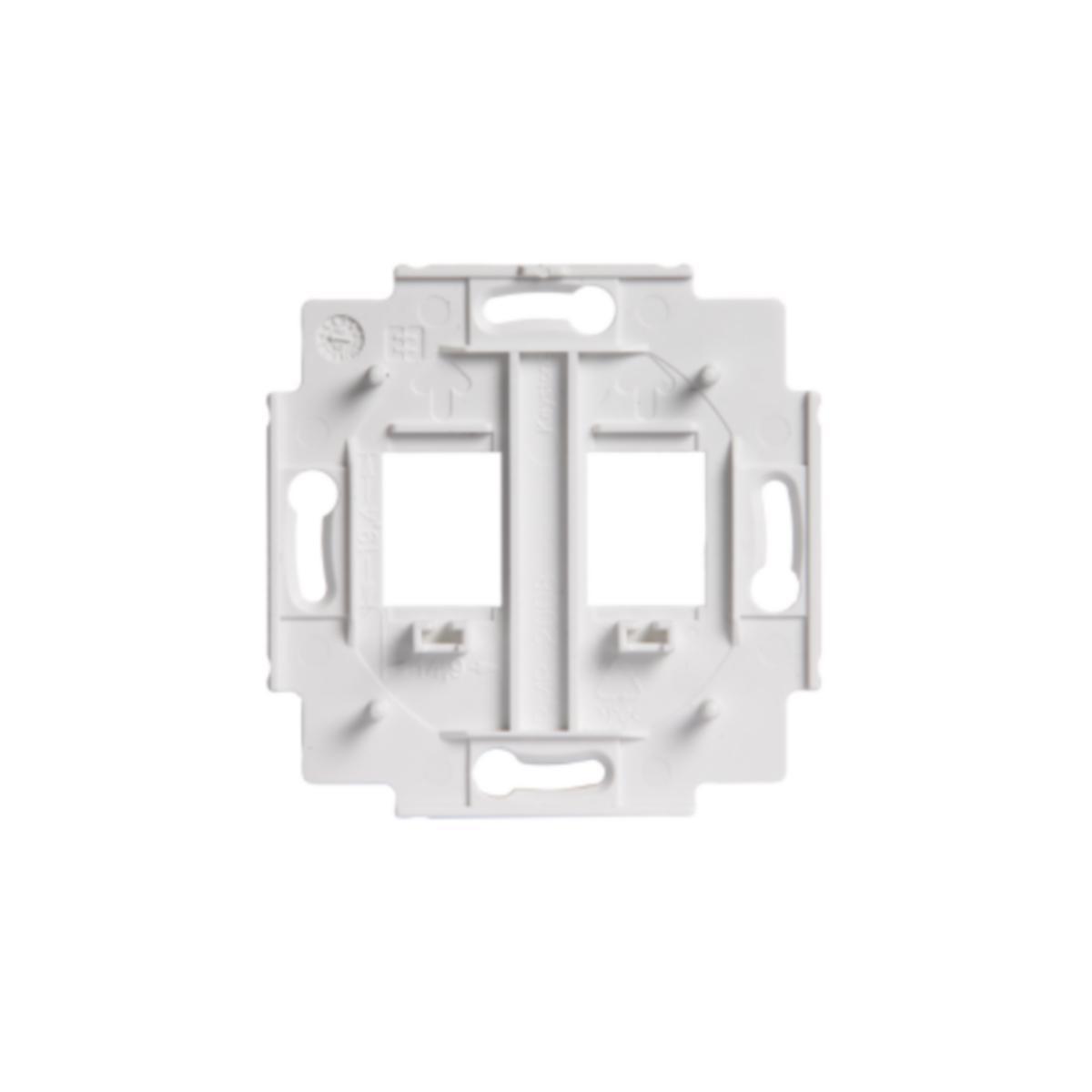 Festebrakett ABB for 2 stk. RJ-45 plugger - FESTERAMME FOR KEYSTONE RJ45