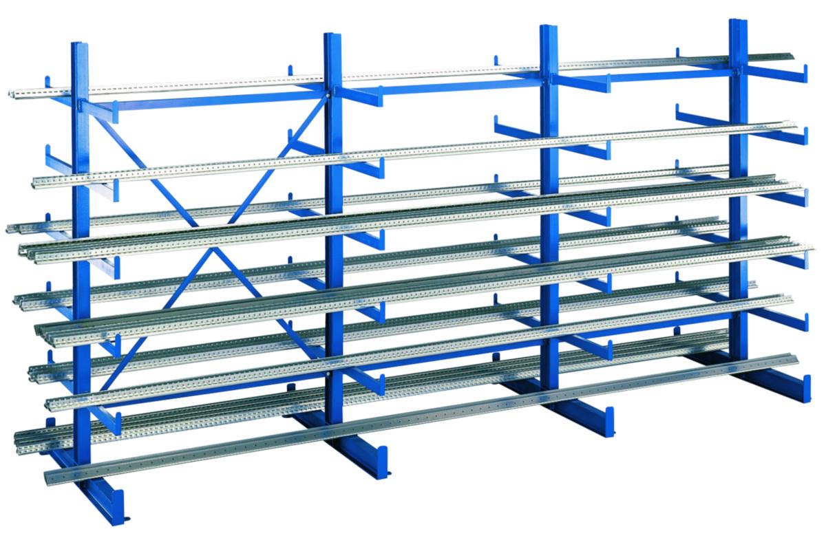 Grenreol 2-sidig - Grenreol K1000 2-sidig 6250mm SM 6250x2000x2x500mm 6 søyler