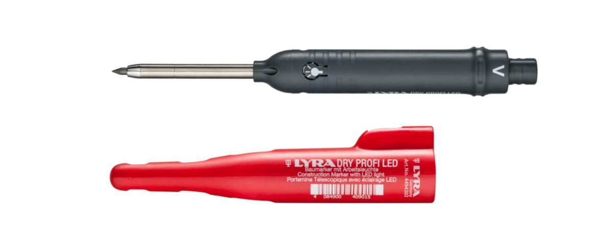 Merkepenn Lyra Dry LED f/dyphull - Merkepenn dyphullsmarkering Lyra Dry LED grafittgrå SB