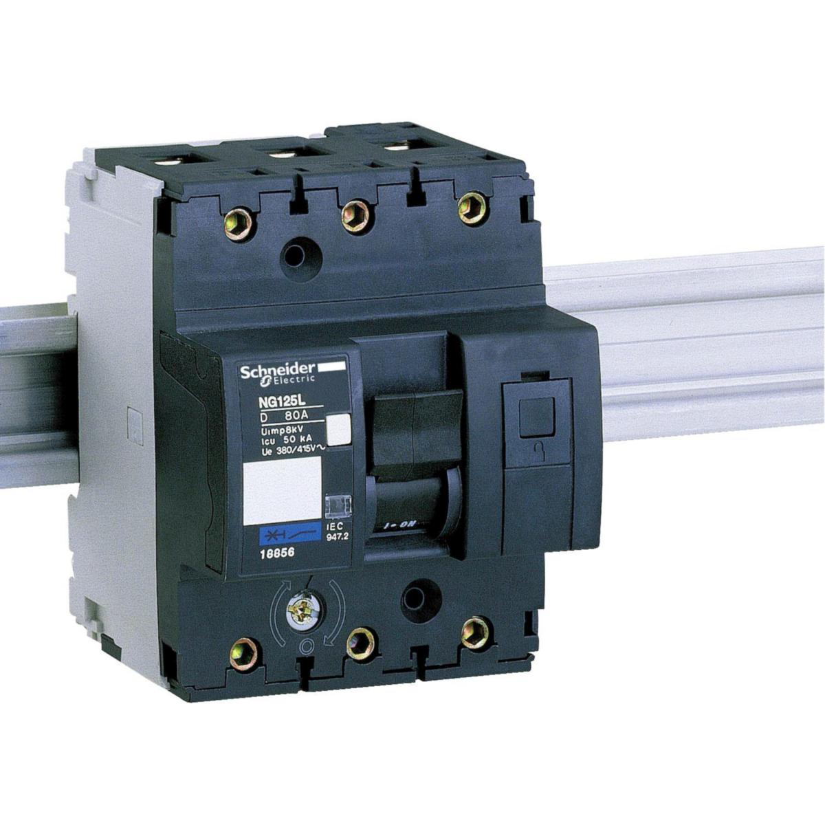 Modulære effektbrytere Schneider NG125L/D - NG125L/D 80-3 modulær effektbr