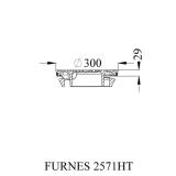 Furnes 300 Regular lokk 2571HT m/lås-slite-/dempering