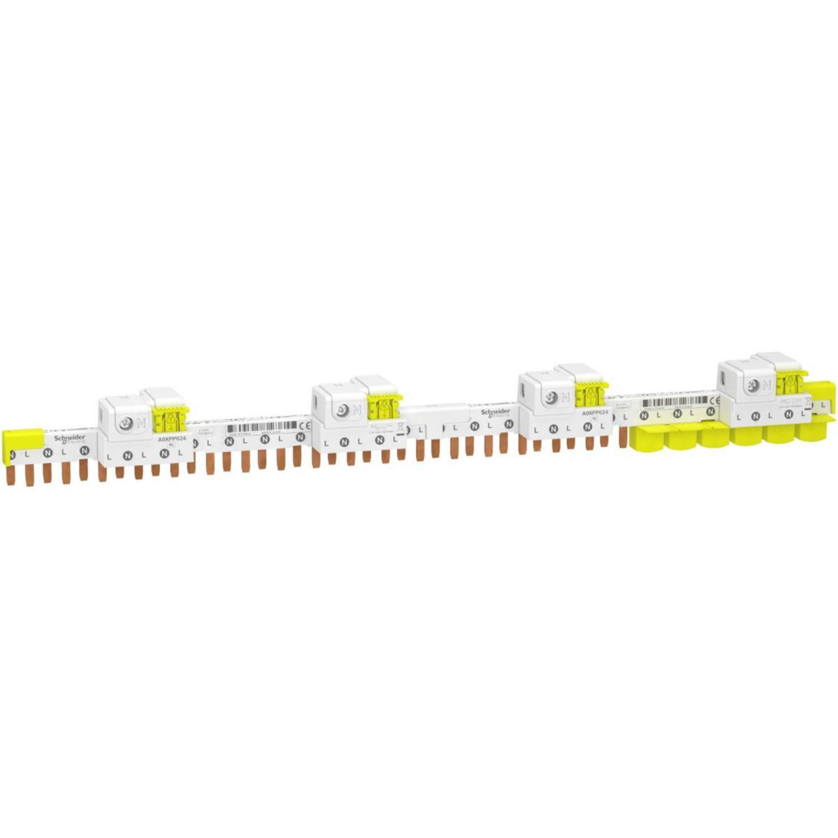 Samleskinne Acti9 iC40 - Samlesk 1PN 24m iC40 m.klemmer