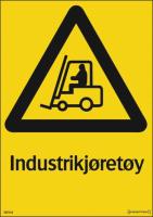 Skilt Systemtext "Industrikjøretøy"