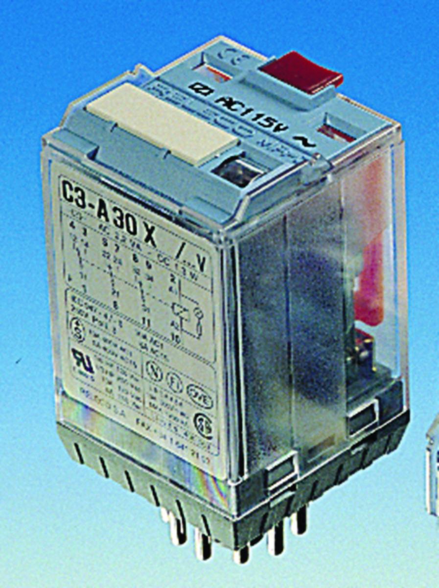 Industriréler Releco Hjelperele - Releco ind. Rele 11-Pins 3V