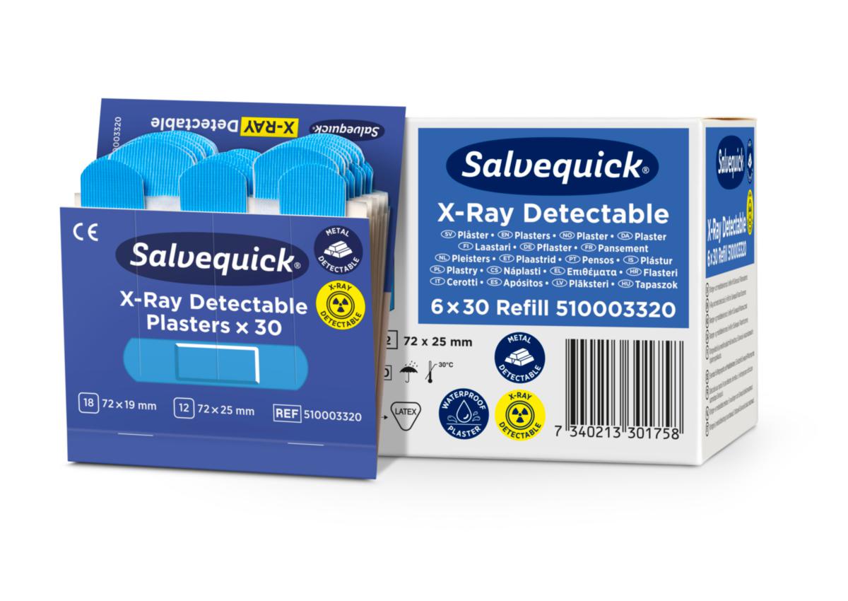 Plaster Salvequick X-Ray Detectable - Plaster Salvequick X-ray Detectable 6x30pk
