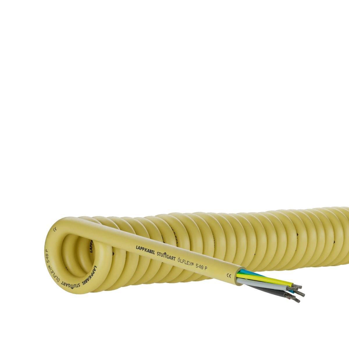 Spiralkabel Lapp Pur ytterkappe - ØLFLEXSPIRAL 540P 4G 0.75mm2
