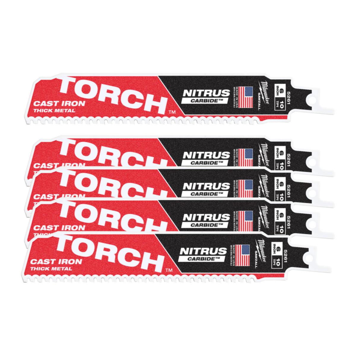 Bajonettsagblad Milwaukee Torch Nitrus - Bajonettsagblad TO NIT Metall Milwaukee 150mm/TPI10 5pk