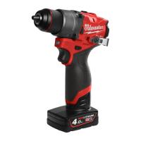 Bor/skrutrekker M12 FDD2-402X Milwaukee 12V 2X4.0Ah