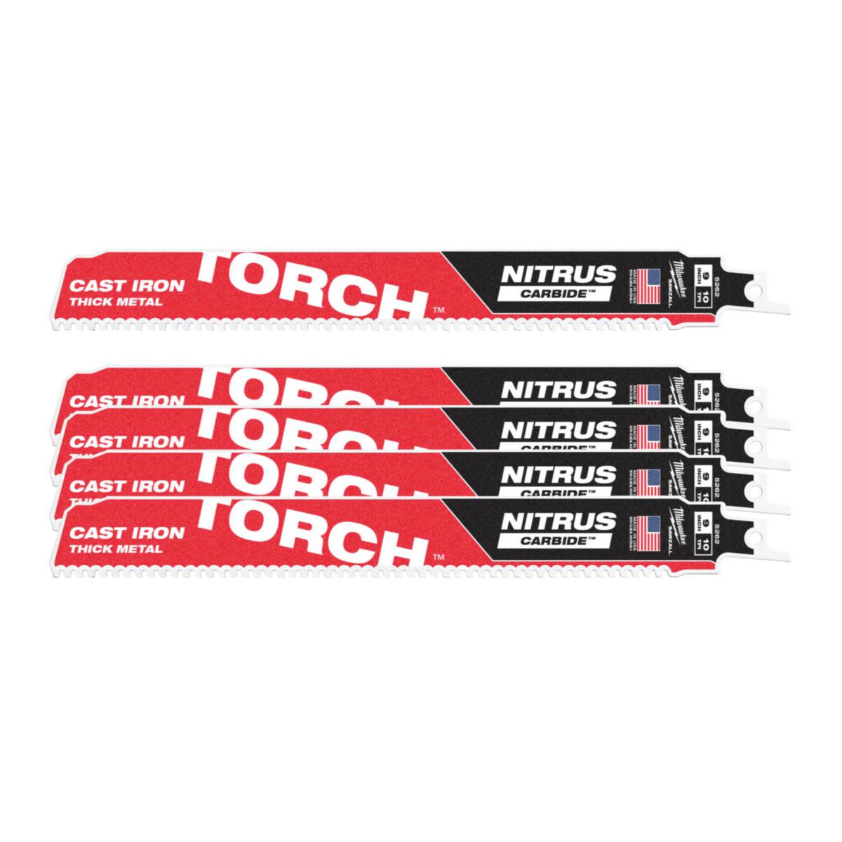 Bajonettsagblad Milwaukee Torch Nitrus - Bajonettsagblad TO NIT Metall Milwaukee 230mm/TPI10 5pk