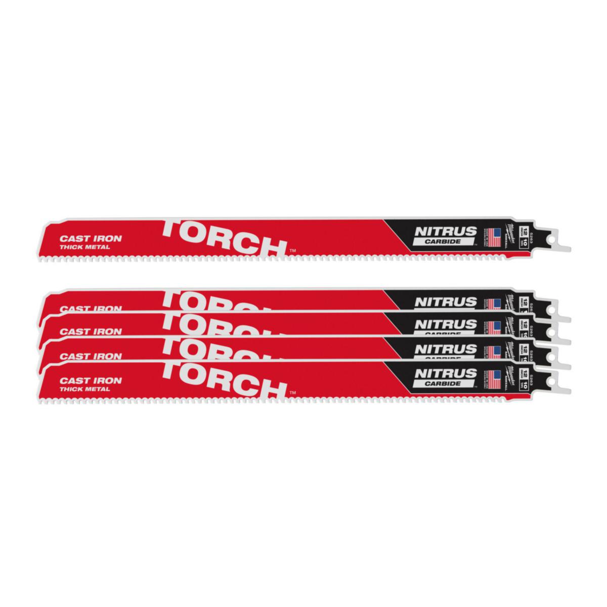 Bajonettsagblad Milwaukee Torch Nitrus - Bajonettsagblad TO NIT Metall Milwaukee 300mm/TPI10 5pk