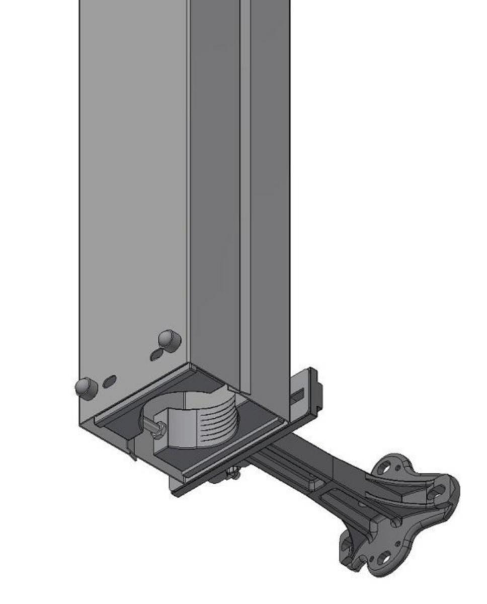 Kabelnedføringer KN El-Tjeneste m/klammer - Kabelnedføring L=2.6 KN12-60