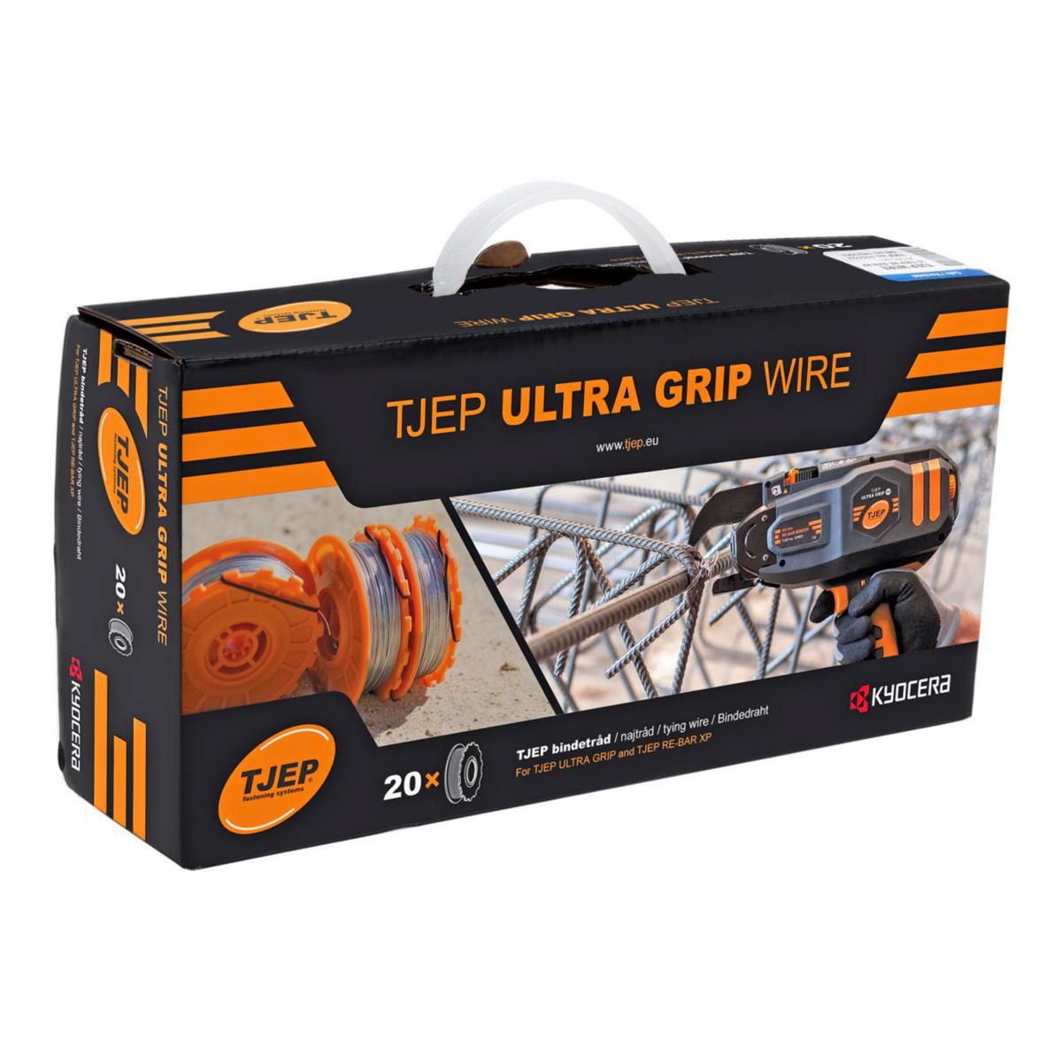 Armeringstråd Tjep Ultra Grip - Armeringstråd Tjep Ultra Grip 20 Ruller/KRT f/ UG 25.40.58