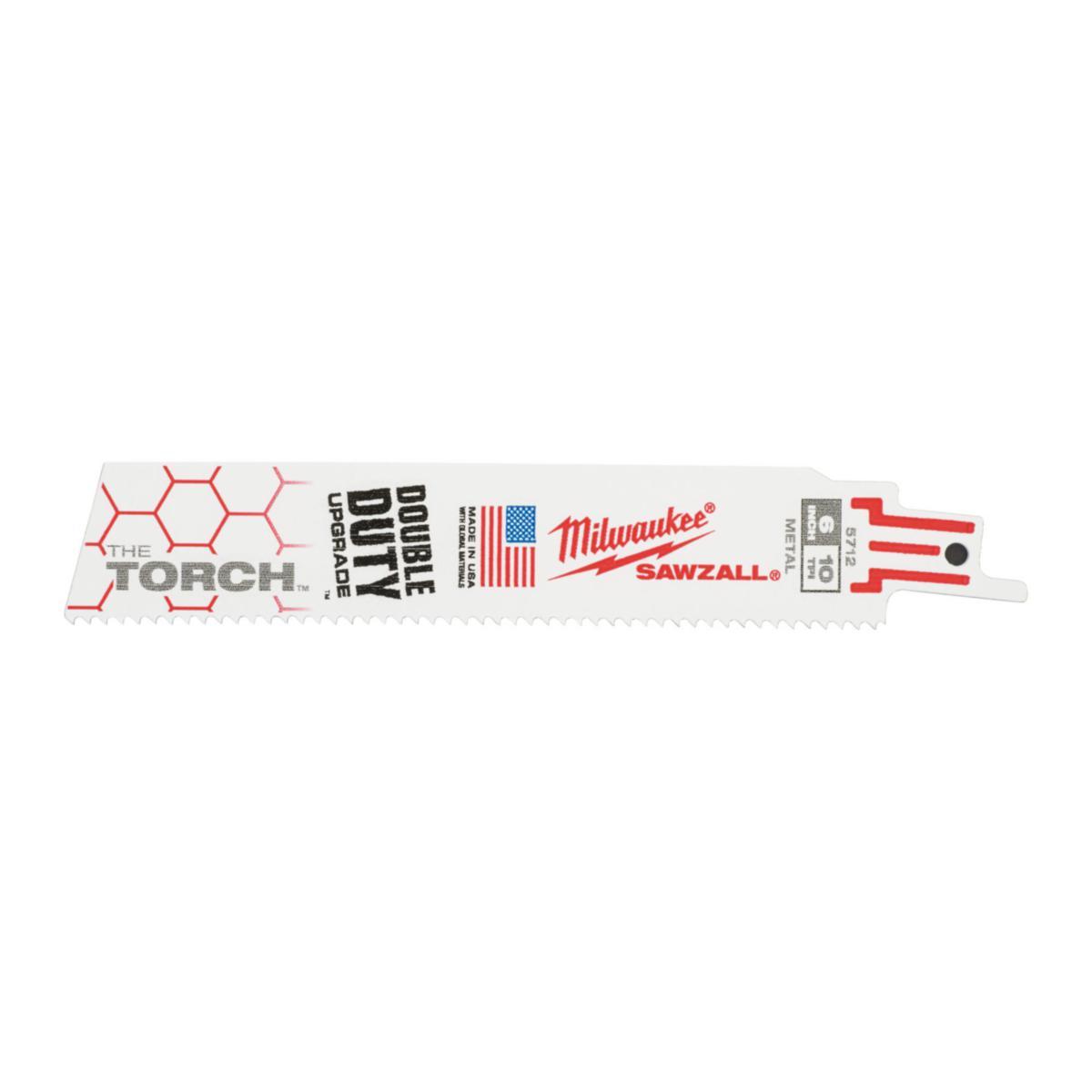 Bajonettsagblad Milwaukee Torch Demo Metall - Bajonettsagblad TO Dem Metall Milwaukee 150mm/TPI10 5pk