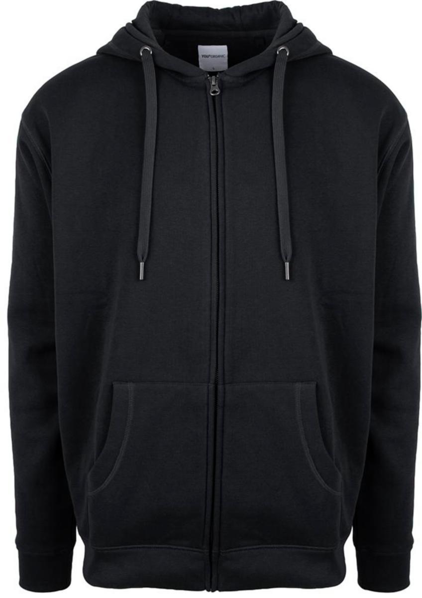 Hettejakke YOU Organic GOTS - Hettejakke YOU 6522 Organic GOTS svart str M