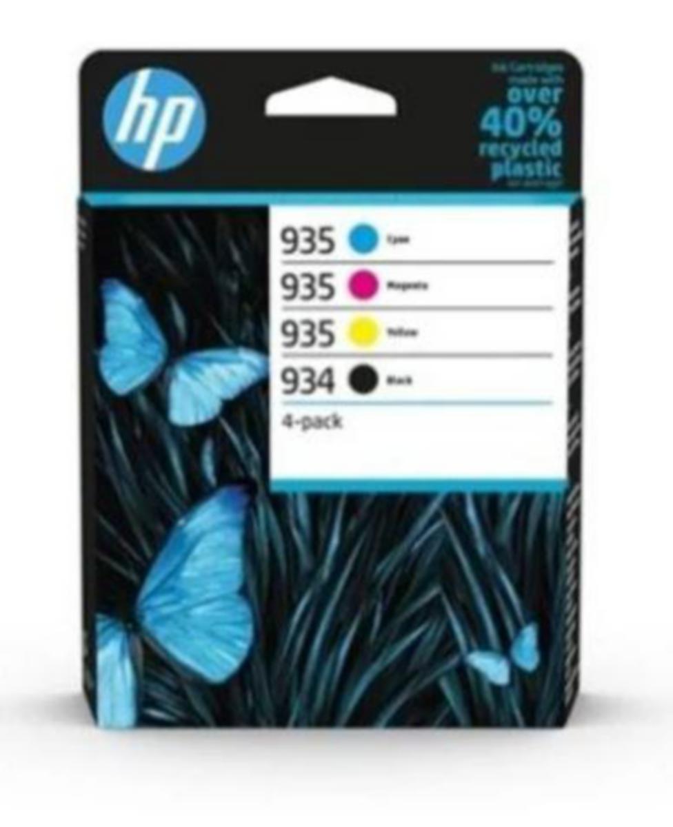 Blekk HP Multi colour - Blekk No 934/935 Original HP Multi colour 4pk