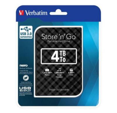 Harddisk Store 'n' Go Verbatim 2.5" HDD 3.0 4TB