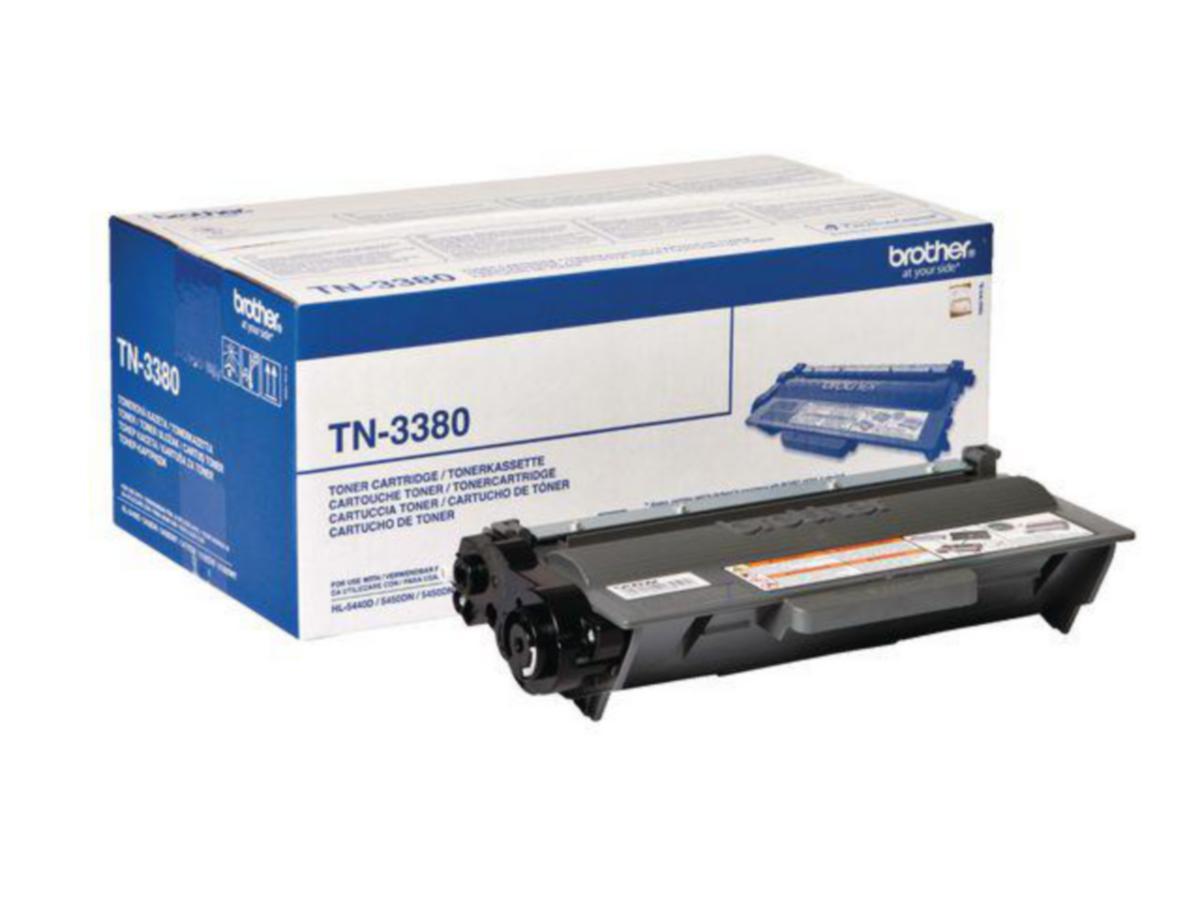 Toner TN3380 Brother 8K svart - Toner TN3380 Brother 8K svart
