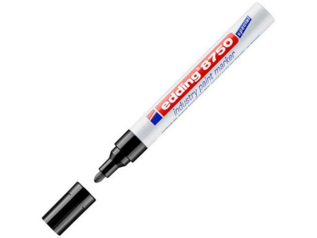 Paintmarker Edding - Paintmarker 8750 2-4mm Sort Edding