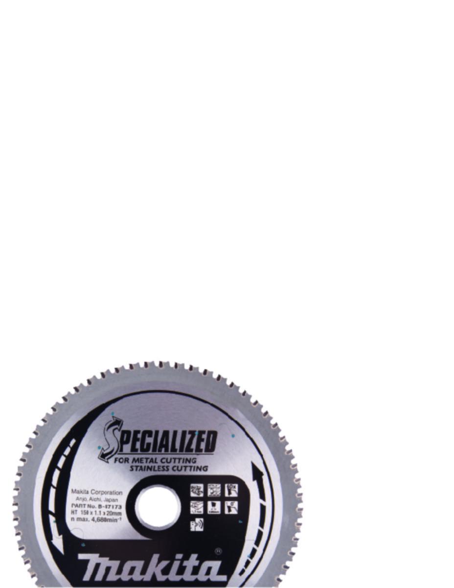 Sirkelsagblad Makita spesial TCT met - Sirkelsagblad spesial TCT met Makita a4 Ø150x20x1.1mm 60T