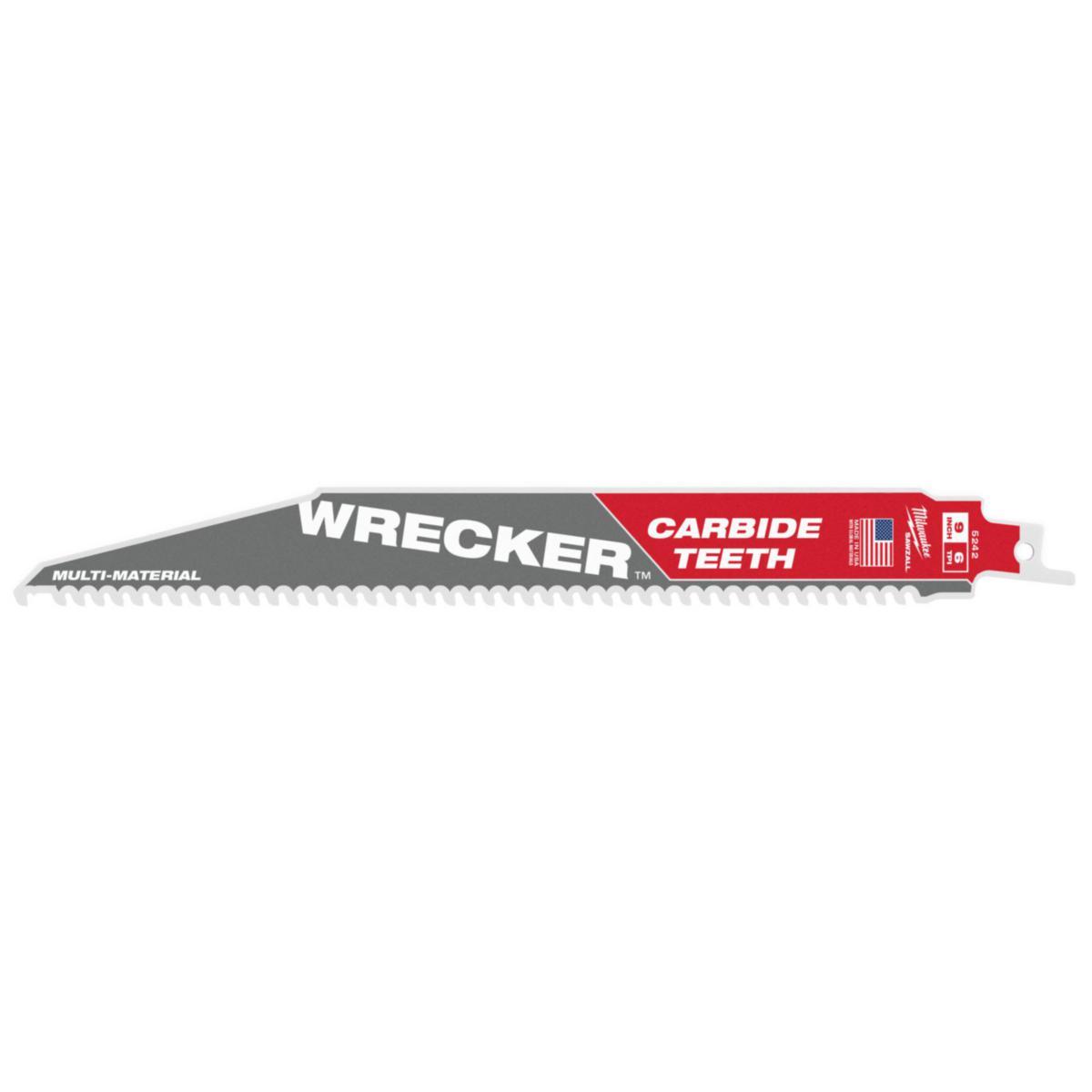 Bajonettsagblad Milwaukee Wrecker Karbid demo - Bajonettsagblad Wrecker Karbid Milwaukee dem 230mm/TPI6