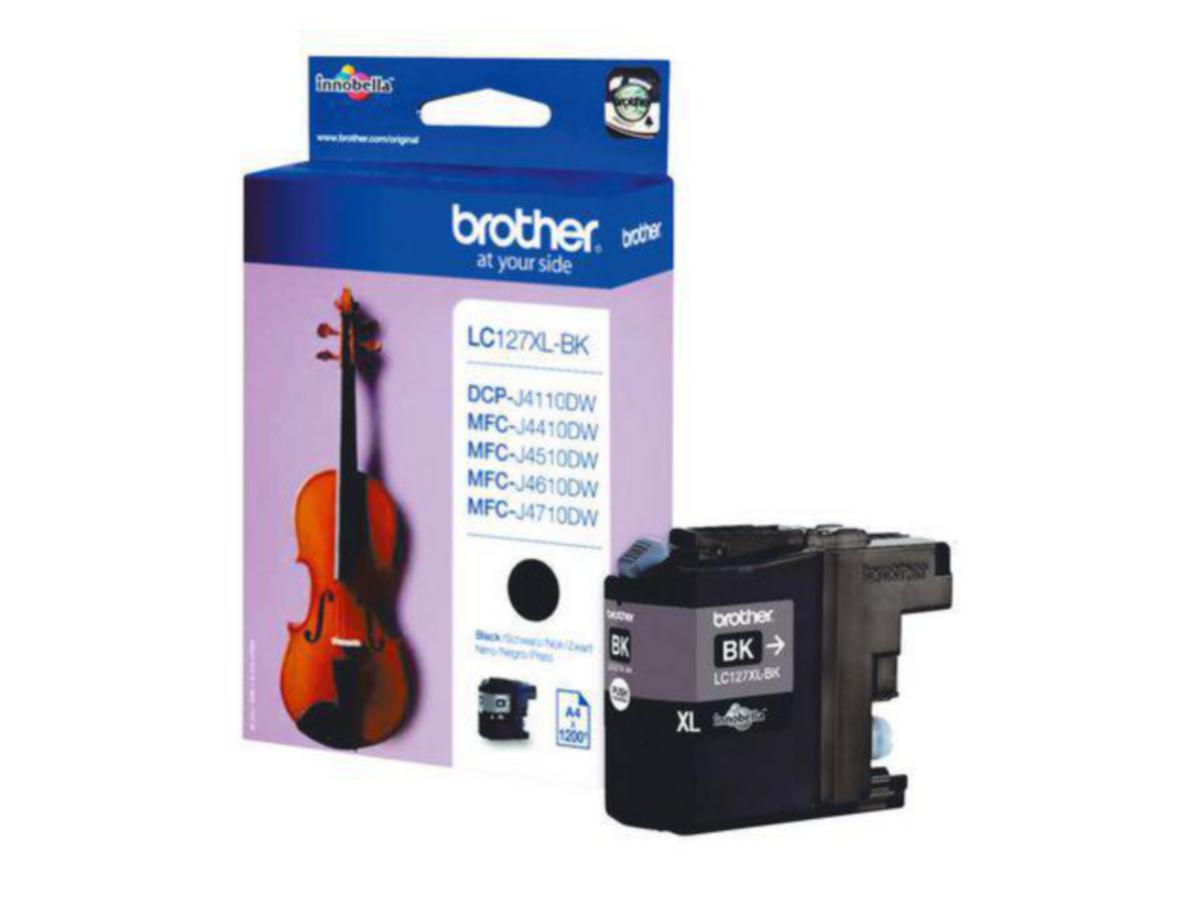 Blekk LC127XLBK Brother svart - Blekk LC127XLBK Brother svart