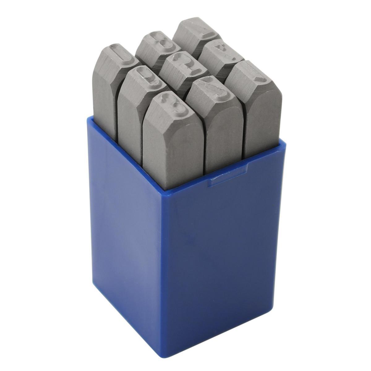 Pregestempel Diesella - Pregestempel Tall (0-9) Heidenpeter 8mm sett std