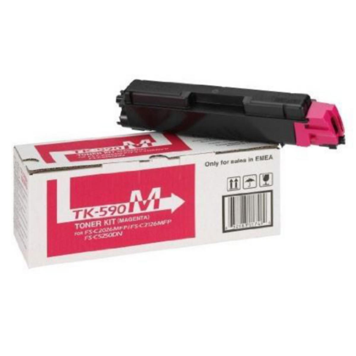 Toner Kyocera - Toner TK-590M 5K rød Kyocera