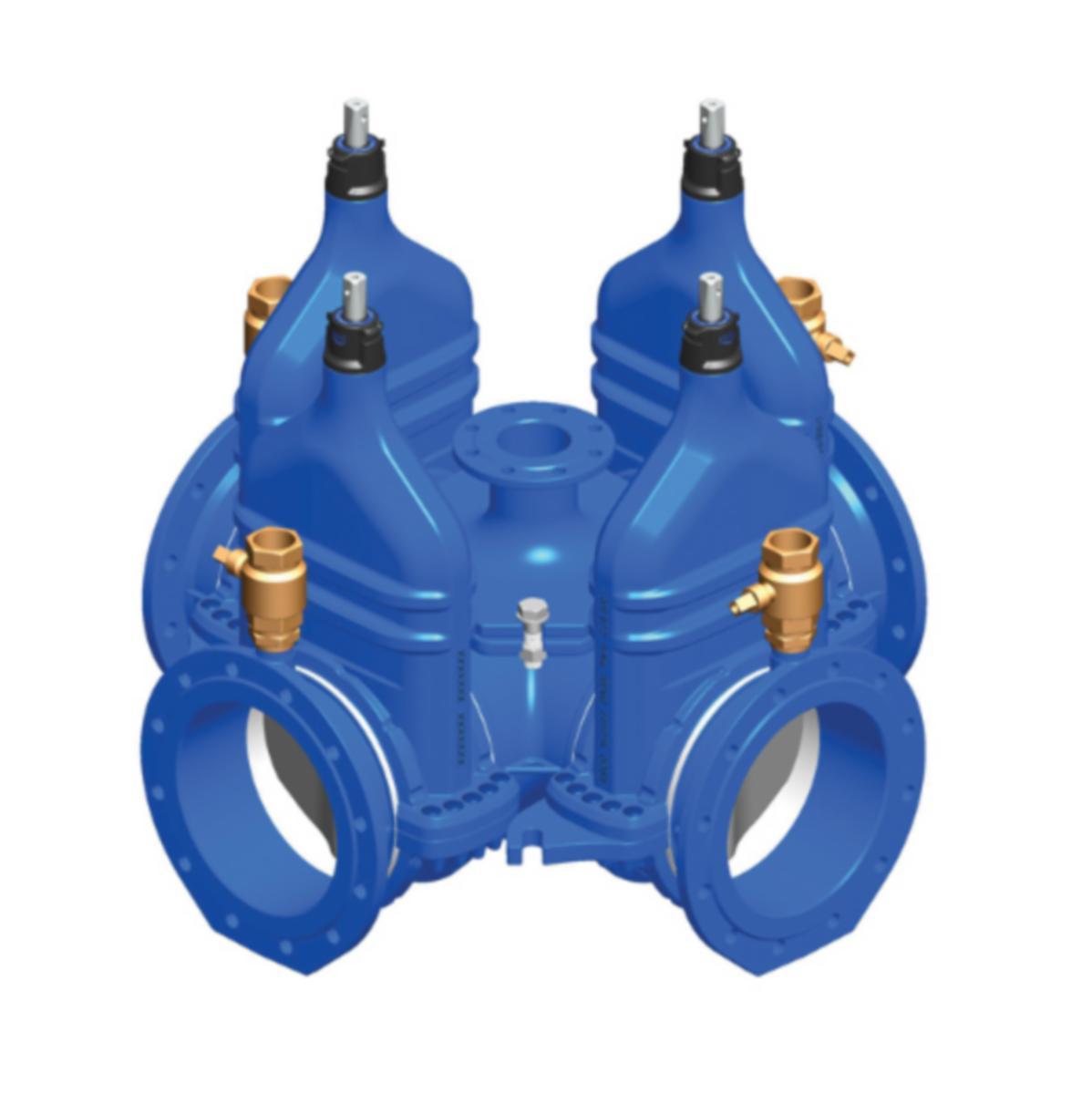 Combi kryss Aquosus AQ-750-211 m/ventilavst. Venstre - DN150 ventil-X Aquosus 750-211 Venstre m/ventilavst. PN10/16
