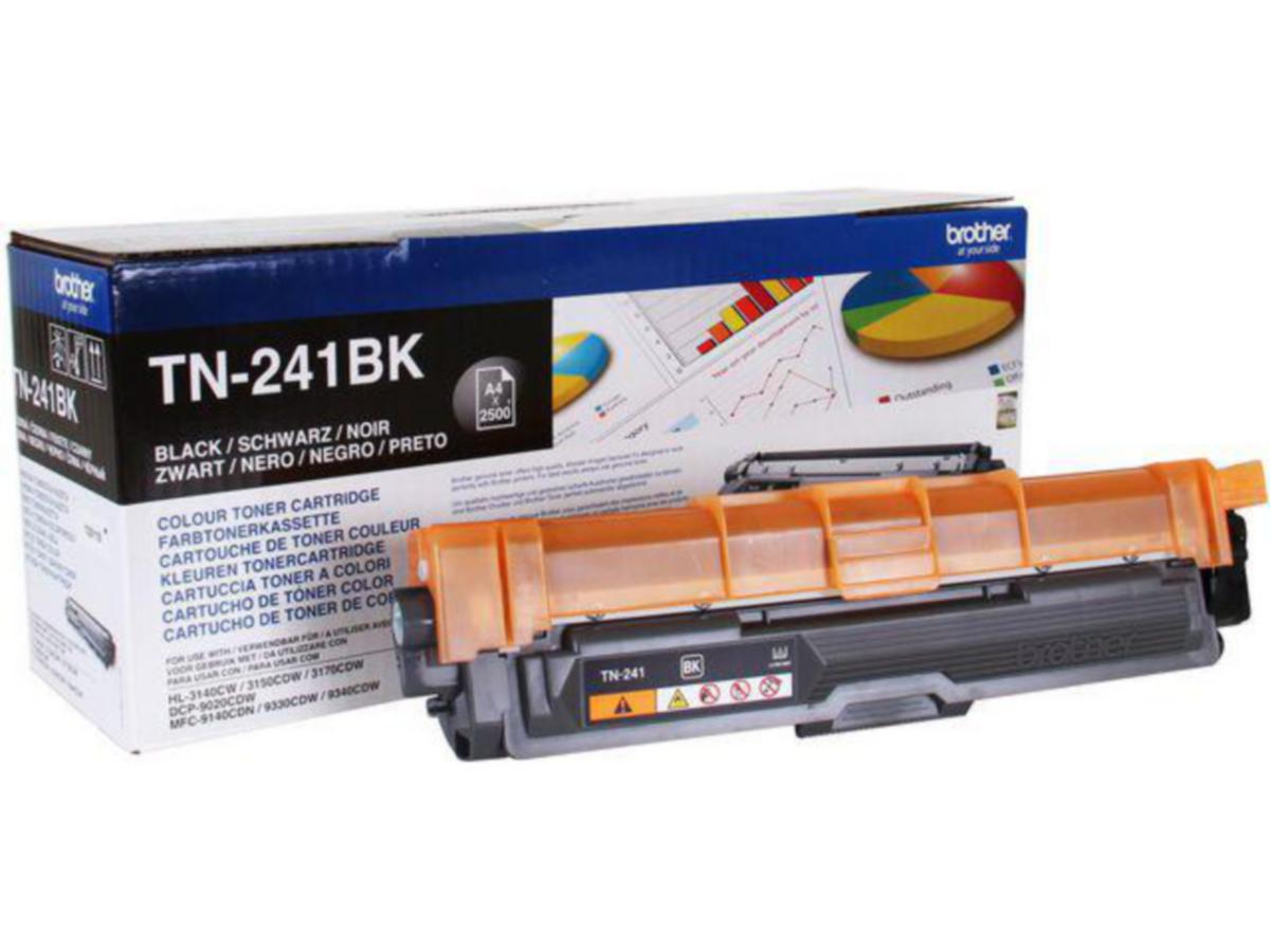Toner TN241BK  Brother 2.5K svart - Toner TN241BK  Brother 2.5K svart