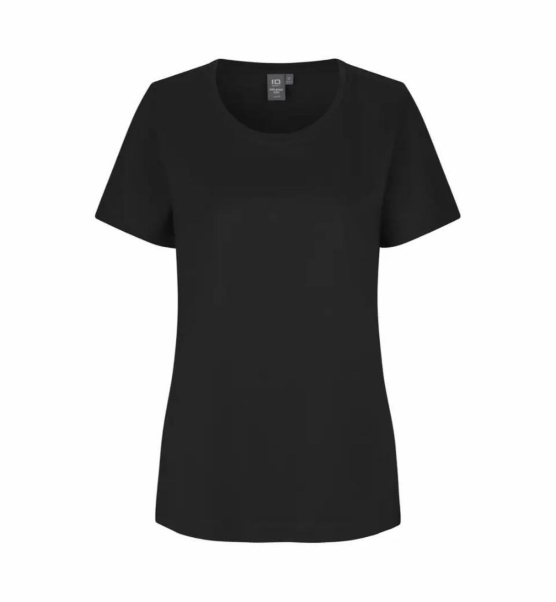 T-skjorte dame ID Identity Pro Wear Care 0371 - T-skjorte dame ID PRO Wear CARE svart str L