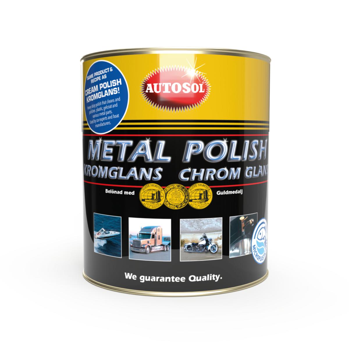Autosol Kromglans - Poleringspasta Chrom Glans Autosol Metal Polish 1kg