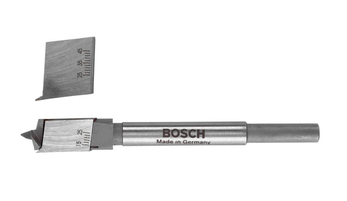 Flatfresebor Justerbart Bosch - Flatfresebor justerbart Bosch Ø15-45 mm. 120mm