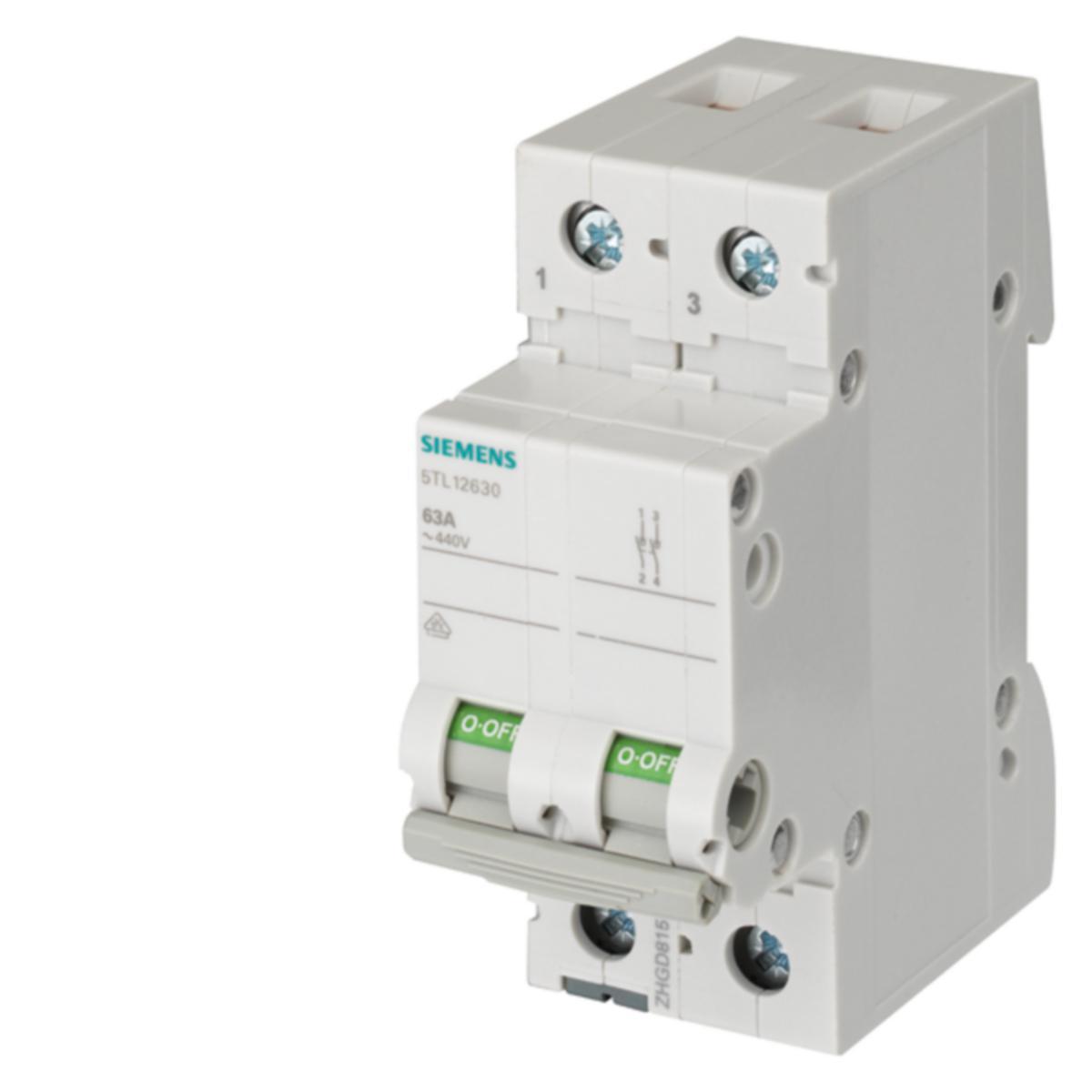 Lastbryter Siemens 400V - LASTBRYTER 2-POL/32A 400V