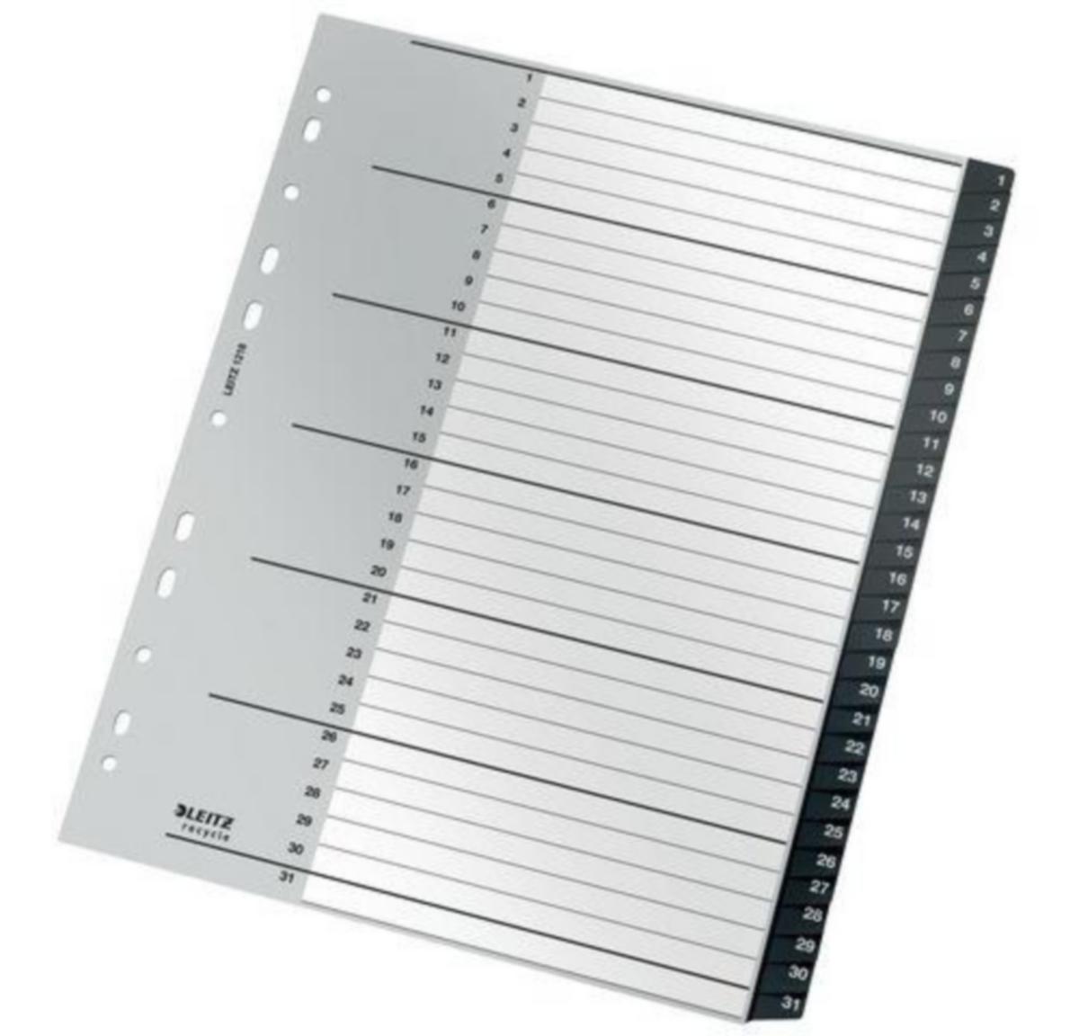 Register Leitz® - Register 1-31 Recycle Leitz A4 PP