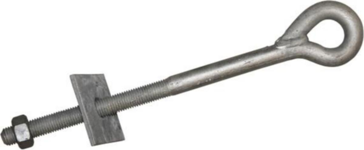 Øyebolt Melbye 16 og 20 mm - Øyebolt m/Lukket øye Ø16x250mm