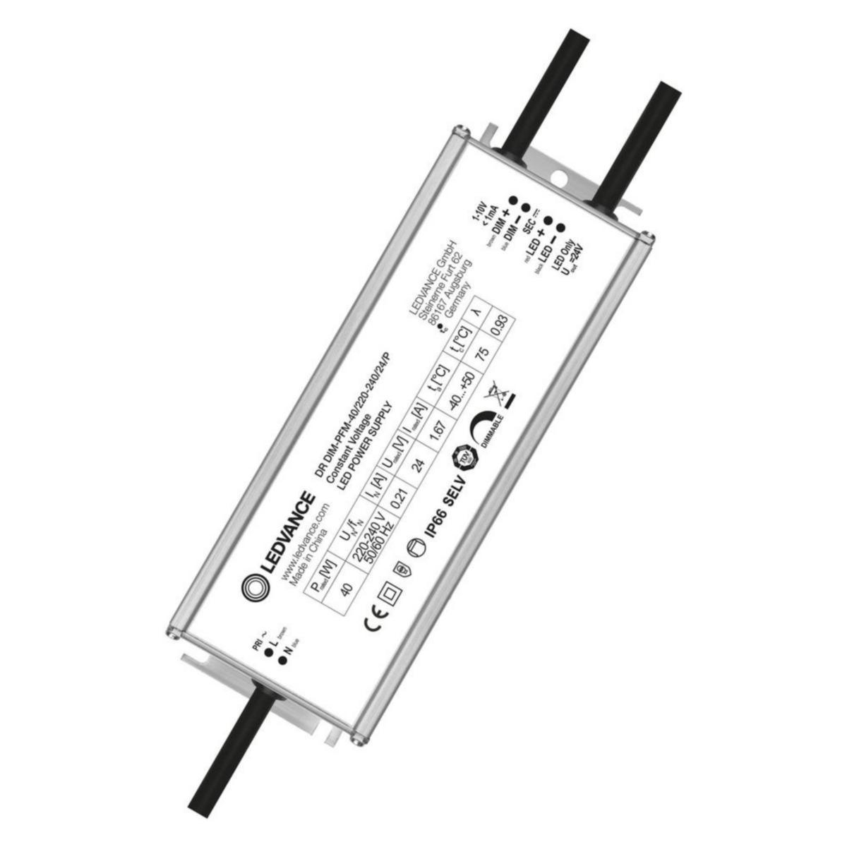 LED Driver Ledvance Performance LED-flex serien. - DR DIM-PFM-40/220-240/24/P Out door