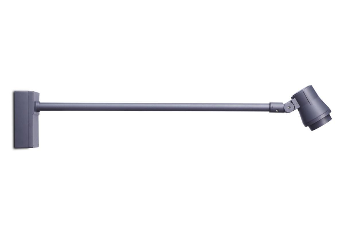 Veggarmatur Unilamp Sonic LED mini arm - Sonic Mini Arm LED 13W 25° Grafitt skiltlyskaster