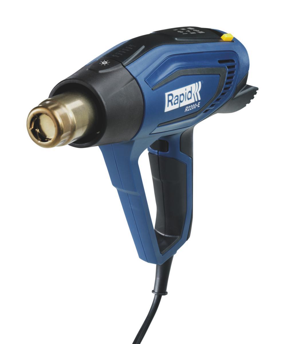 Varmluftpistol Rapid R2200-E Koffert - Varmluftpistol R2200-E Rapid 2200W 60-650°C 250-500l
