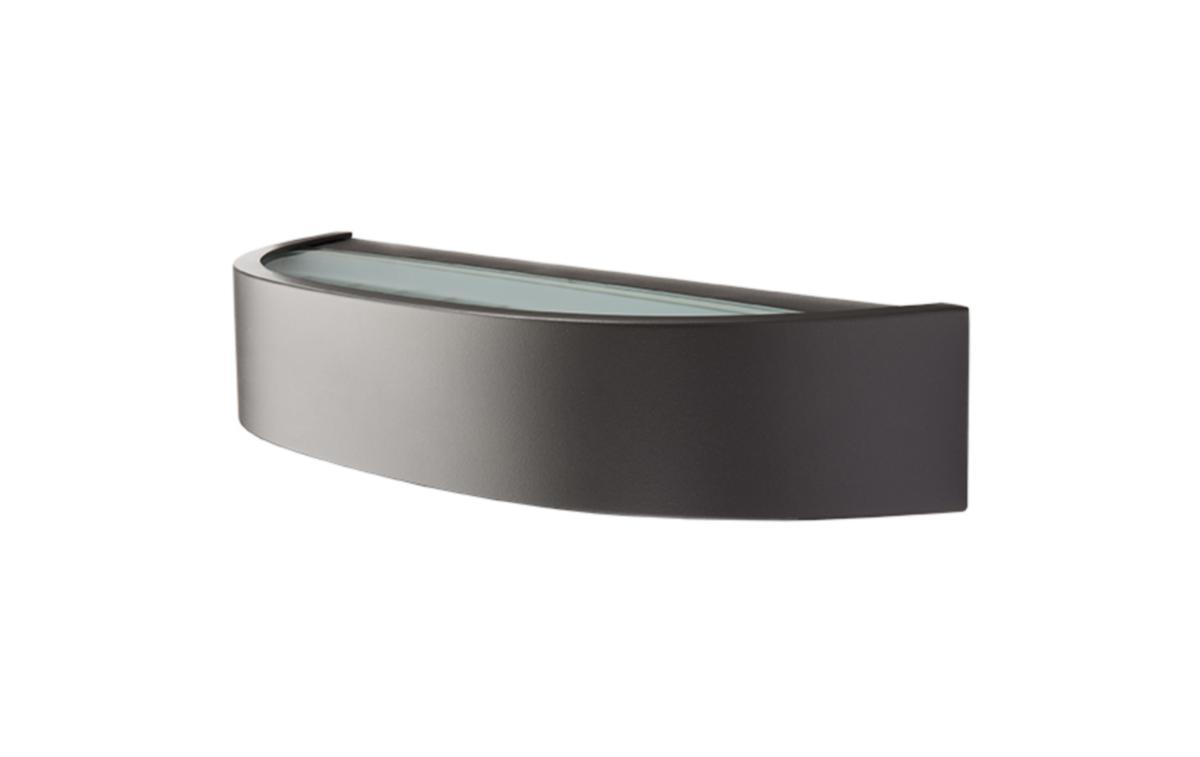 Veggarmatur Sg®  Curve LED - Curve grafitt 10W LED 2700K 